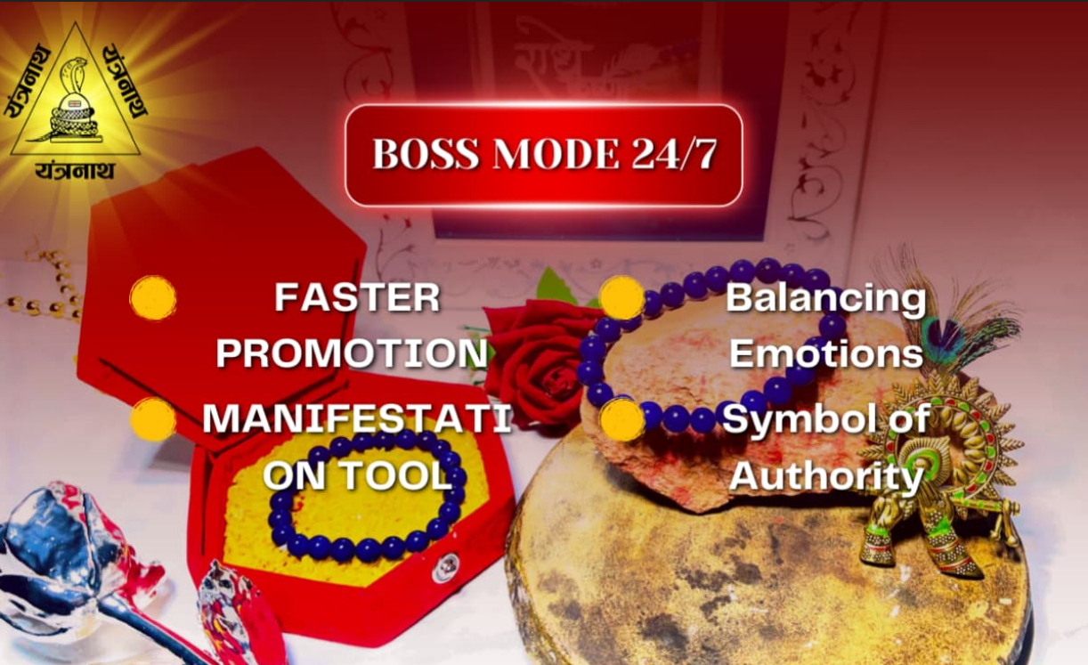 मंत्र सिद्ध-Boss Mode 24/7 Bracelet – Manifest Power & Success