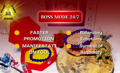मंत्र सिद्ध-Boss Mode 24/7 Bracelet – Manifest Power & Success