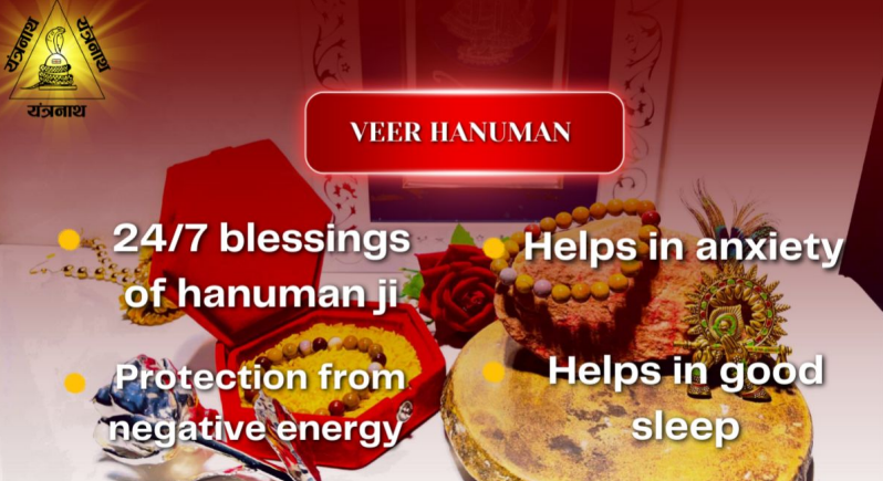 मंत्र सिद्ध-Veer Hanuman Bracelet – Divine Protection & Strength